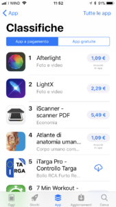 iTarga Pro – Ranked #5 in Top Paid Italy