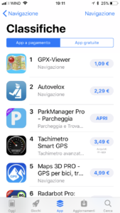 ParkManager Pro #3 Classifica Navigazione AppStore Italia